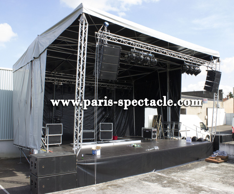 podium couvert equipe